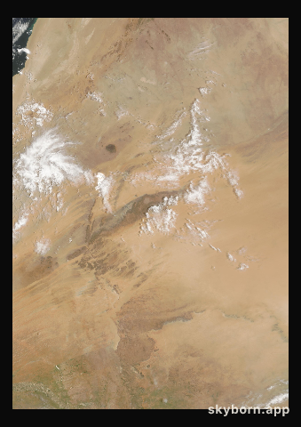 The Earth on 3 August 2006 · Eye of the Sahara, Mauritania