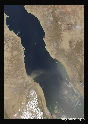 The Earth on 7 August 2006 · Red Sea