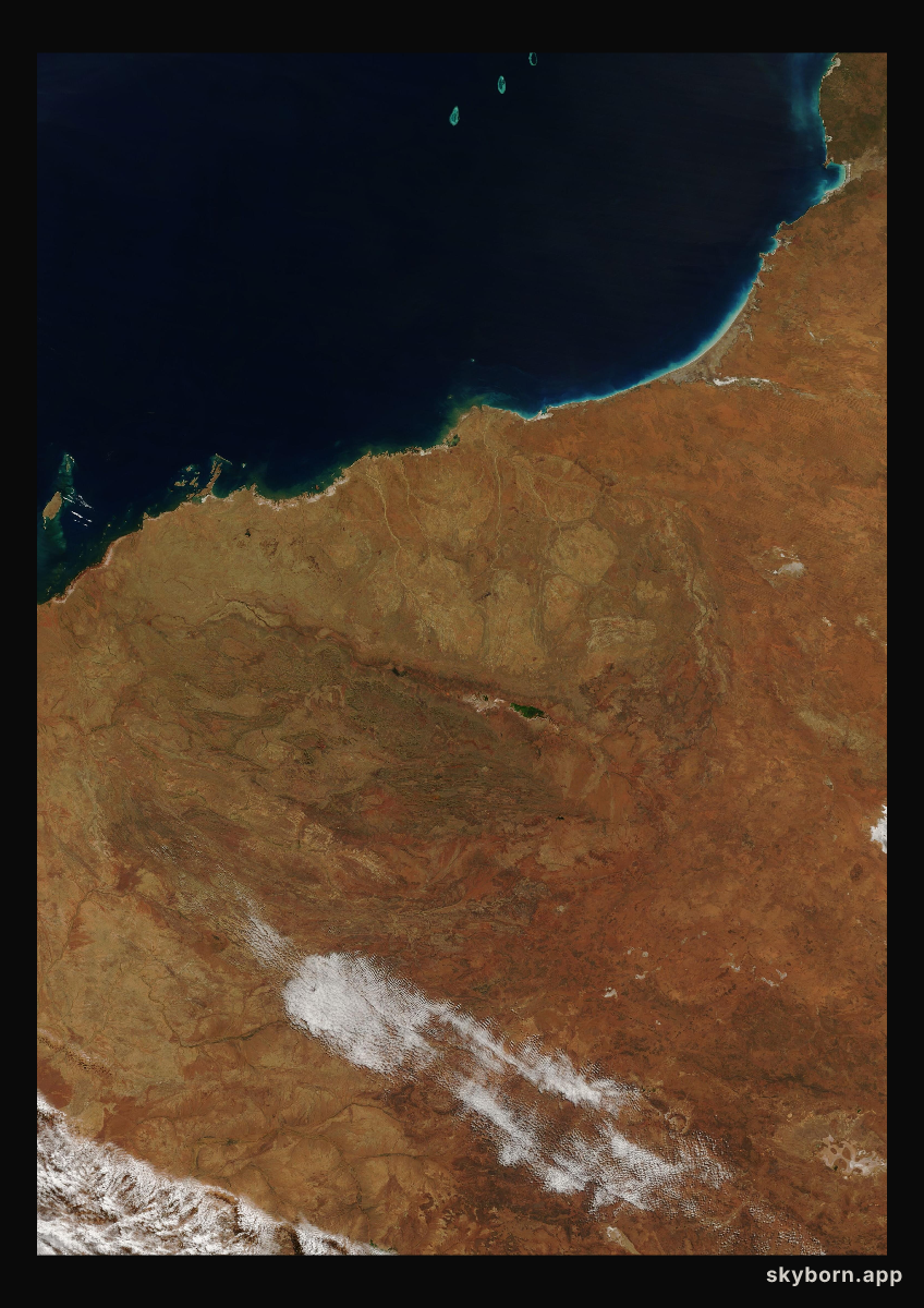 The Earth on 8 August 2006 · Pilbara, Western Australia