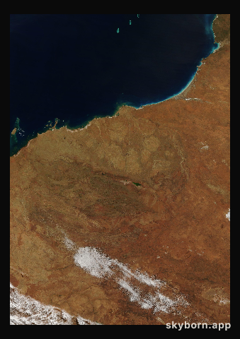The Earth on 8 August 2006 · Pilbara, Western Australia
