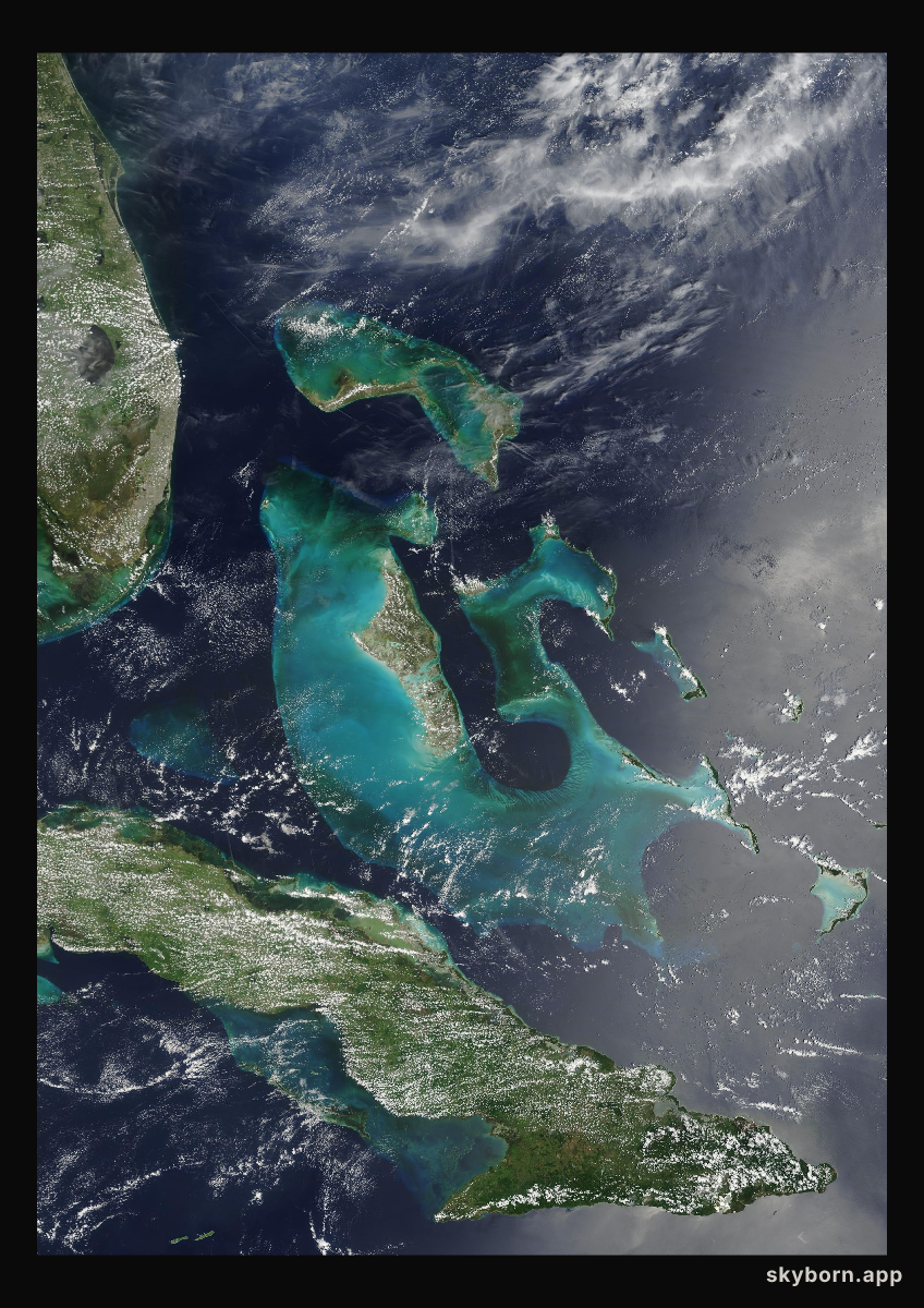 The Earth on 11 August 2006 · Bahamas