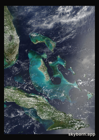 The Earth on 11 August 2006 · Bahamas