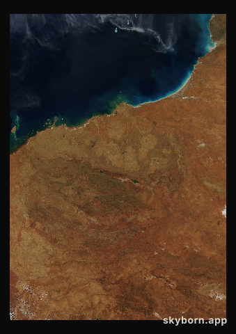 The Earth on 15 August 2006 · Pilbara, Western Australia