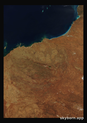 The Earth on 24 August 2006 · Pilbara, Western Australia