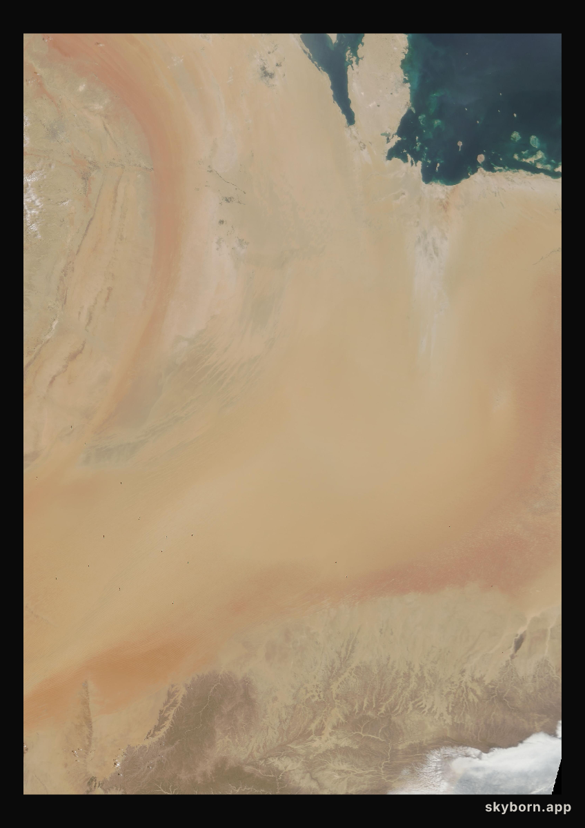 The Earth on 25 August 2006 · Empty Quarter, Arabia
