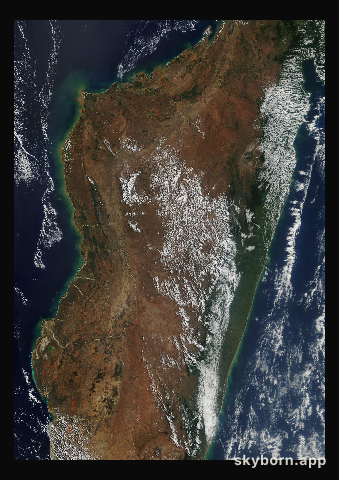 The Earth on 29 August 2006 · Madagascar