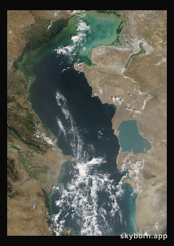 The Earth on 30 August 2006 · Caspian Sea