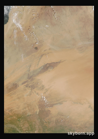 The Earth on 4 September 2006 · Eye of the Sahara, Mauritania