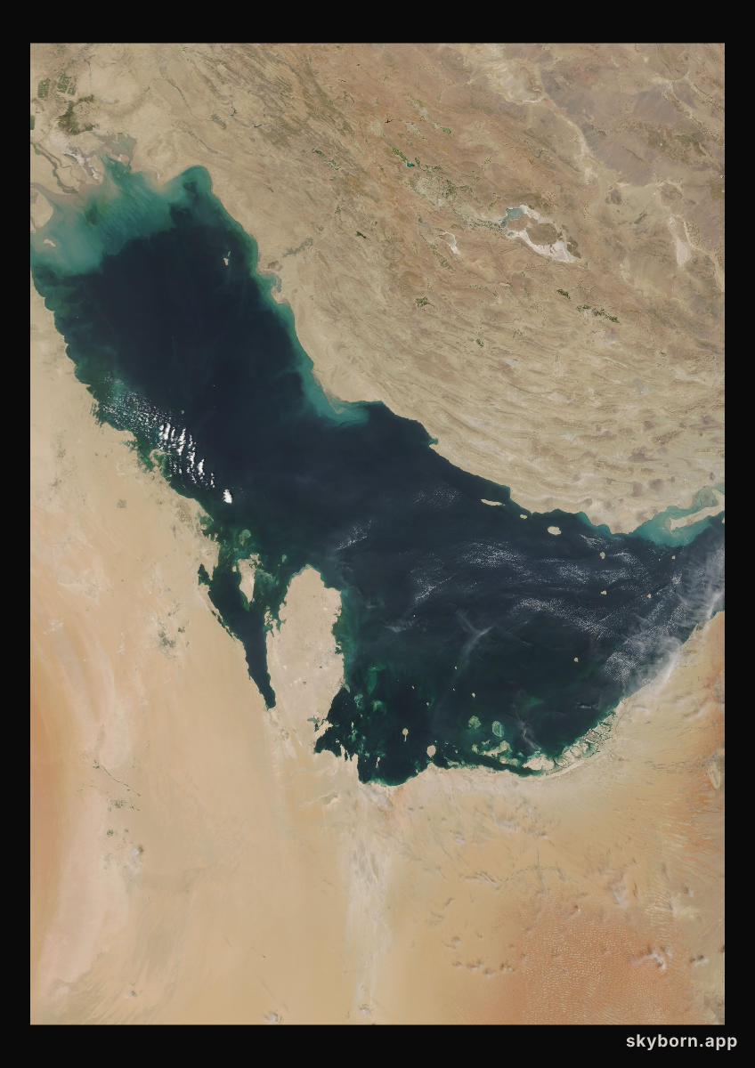 The Earth on 9 September 2006 · Persian Gulf