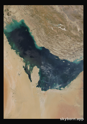 The Earth on 12 September 2006 · Persian Gulf