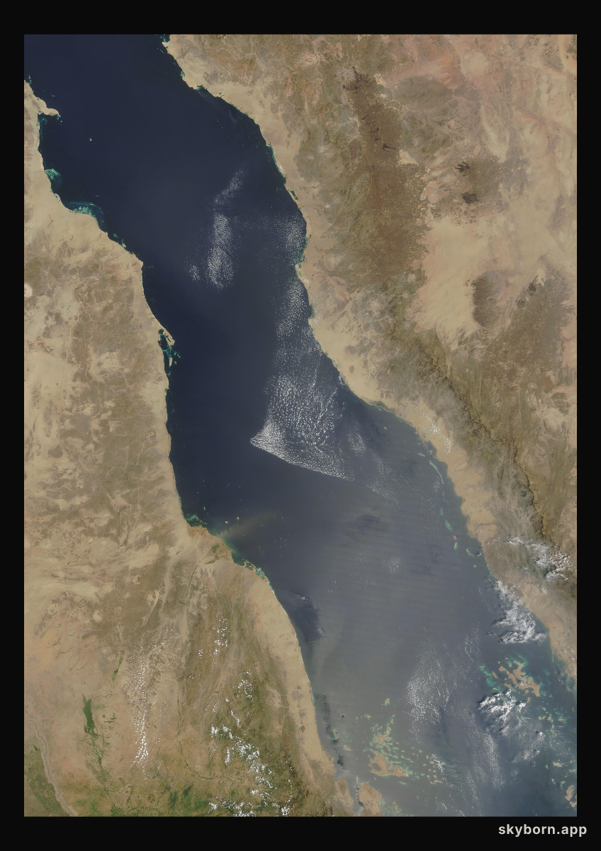 The Earth on 15 September 2006 · Red Sea