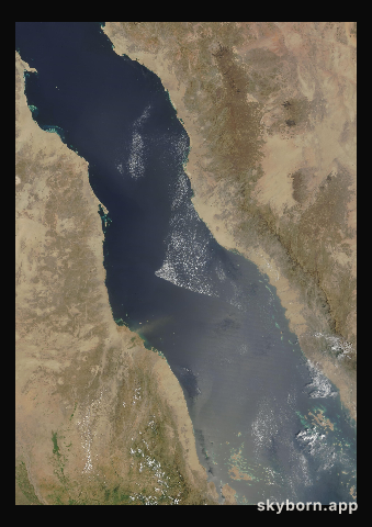 The Earth on 15 September 2006 · Red Sea