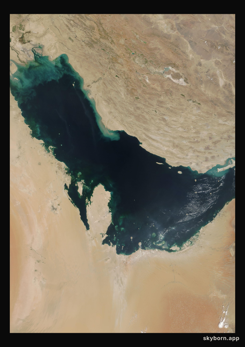 The Earth on 18 September 2006 · Persian Gulf