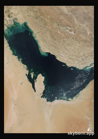 The Earth on 18 September 2006 · Persian Gulf