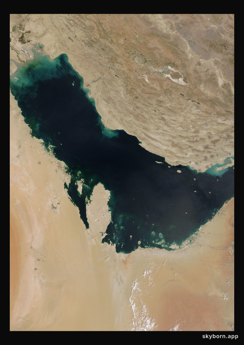 The Earth on 23 September 2006 · Persian Gulf