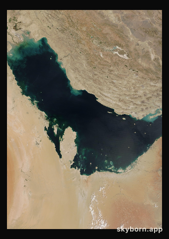 The Earth on 23 September 2006 · Persian Gulf