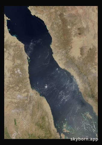 The Earth on 24 September 2006 · Red Sea