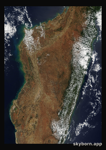 The Earth on 25 September 2006 · Madagascar