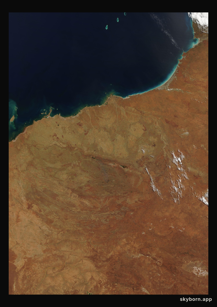 The Earth on 4 October 2006 · Pilbara, Western Australia