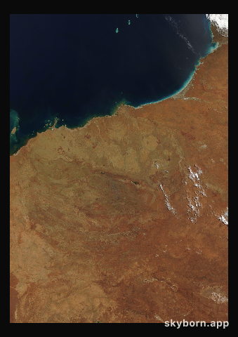 The Earth on 4 October 2006 · Pilbara, Western Australia