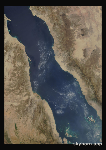 The Earth on 6 October 2006 · Red Sea