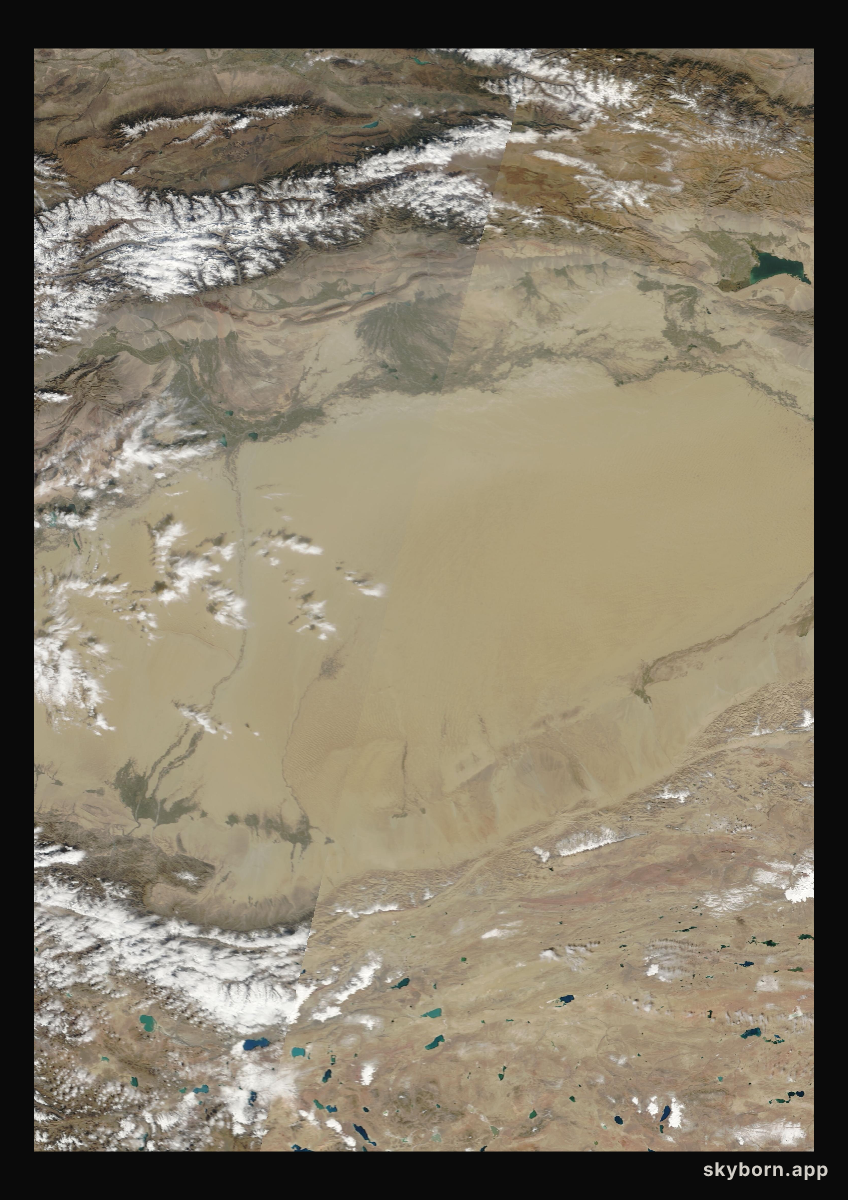 The Earth on 10 October 2006 · Taklamakan Desert