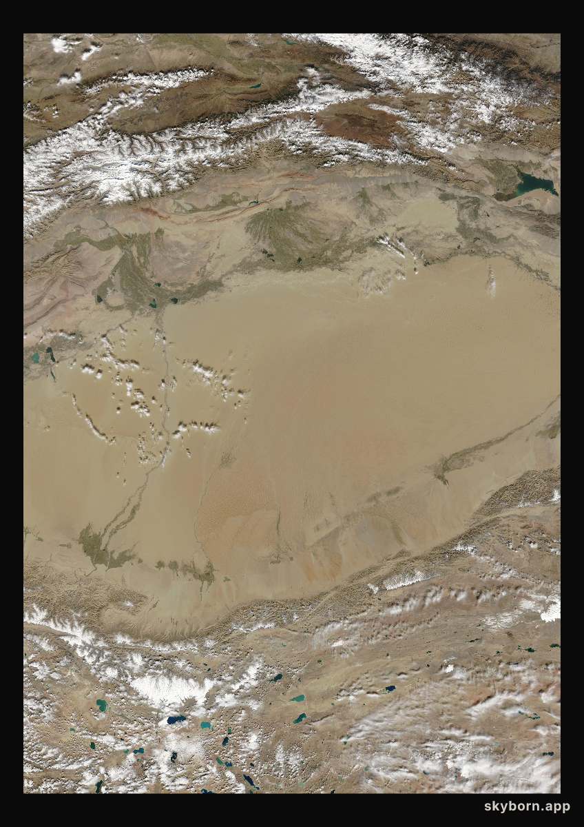 The Earth on 11 October 2006 · Taklamakan Desert