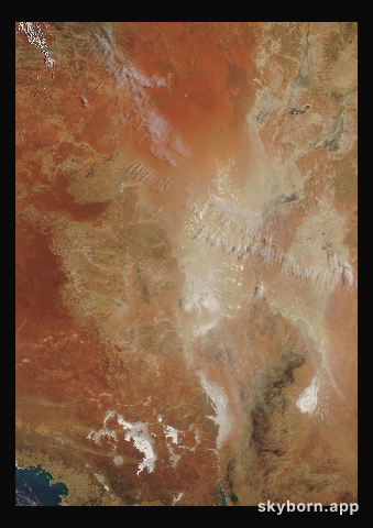The Earth on 12 October 2006 · Lake Eyre, Australia