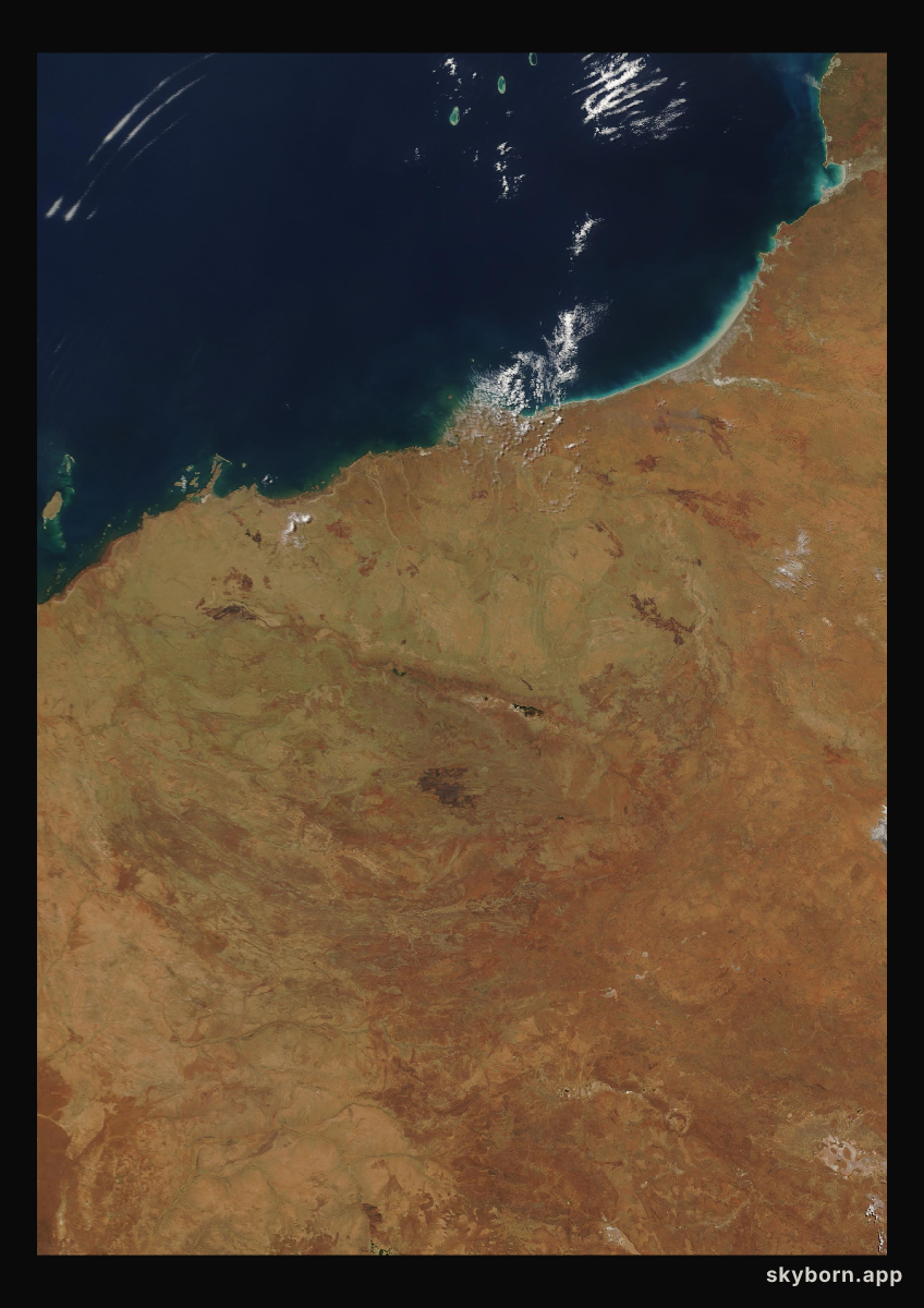 The Earth on 15 October 2006 · Pilbara, Western Australia