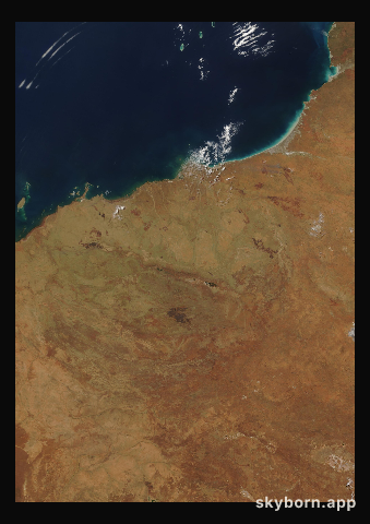The Earth on 15 October 2006 · Pilbara, Western Australia