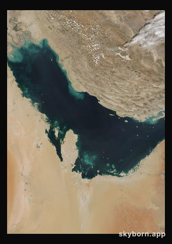 The Earth on 16 October 2006 · Persian Gulf