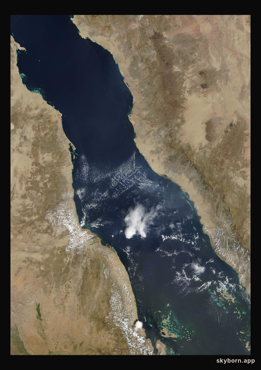 The Earth on 17 October 2006 · Red Sea