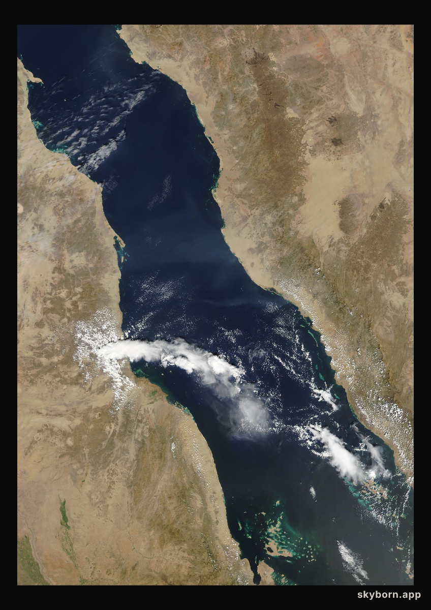 The Earth on 19 October 2006 · Red Sea
