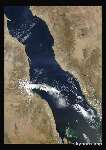 The Earth on 19 October 2006 · Red Sea