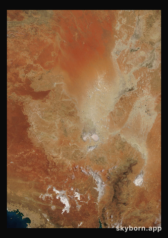 The Earth on 23 October 2006 · Lake Eyre, Australia