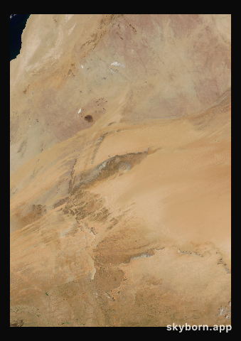 The Earth on 24 October 2006 · Eye of the Sahara, Mauritania