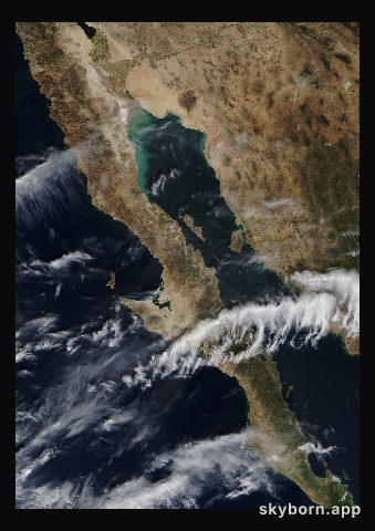 The Earth on 27 October 2006 · Baja California