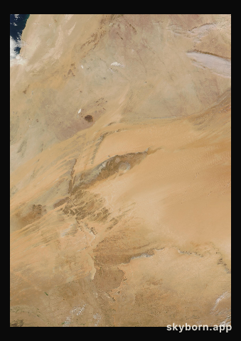 The Earth on 28 October 2006 · Eye of the Sahara, Mauritania
