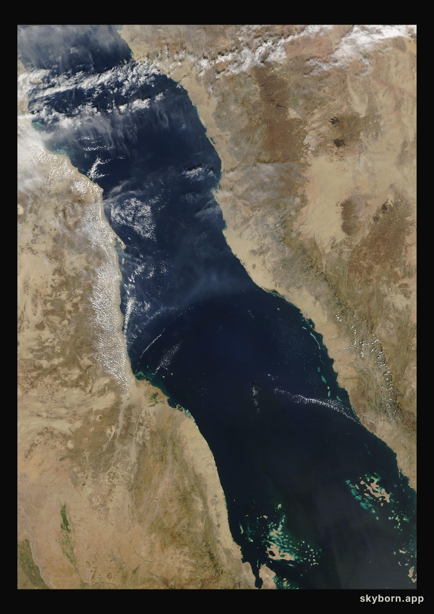 The Earth on 4 November 2006 · Red Sea