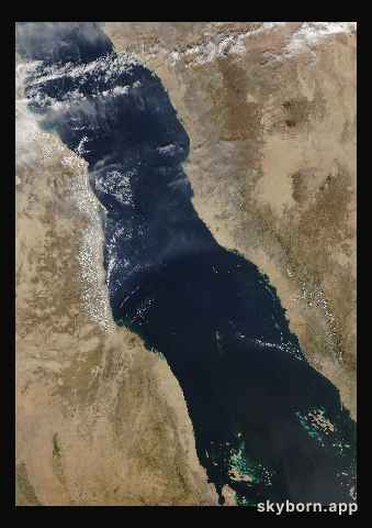 The Earth on 4 November 2006 · Red Sea