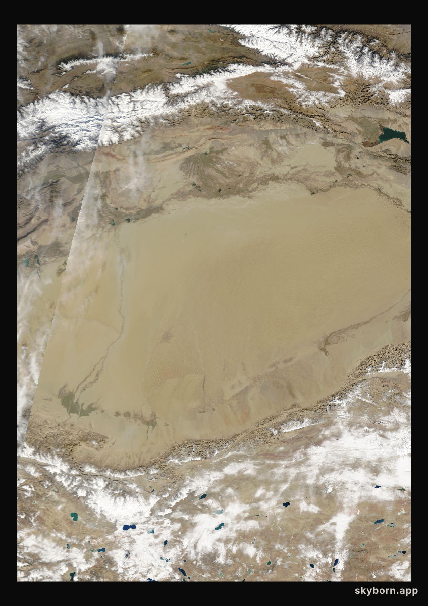 The Earth on 9 November 2006 · Taklamakan Desert
