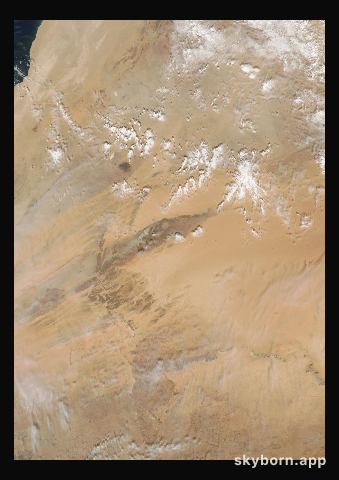 The Earth on 11 November 2006 · Eye of the Sahara, Mauritania