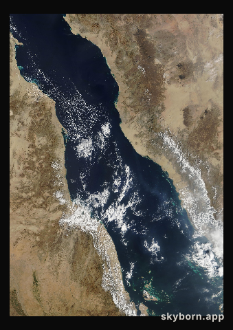 The Earth on 16 November 2006 · Red Sea