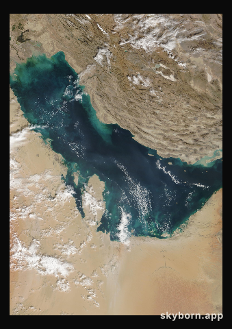 The Earth on 22 November 2006 · Persian Gulf