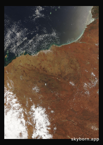 The Earth on 28 November 2006 · Pilbara, Western Australia