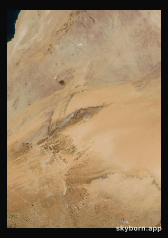 The Earth on 30 November 2006 · Eye of the Sahara, Mauritania