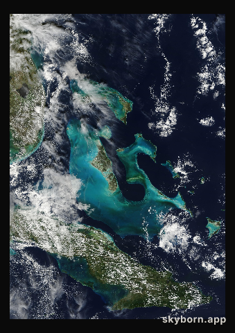 The Earth on 1 December 2006 · Bahamas