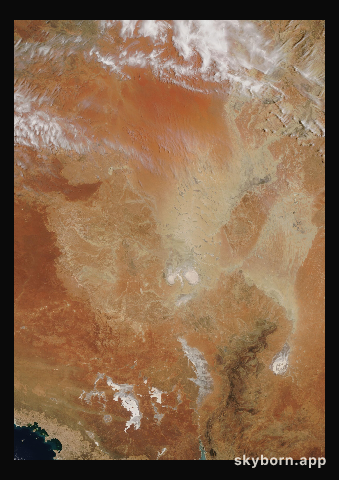 The Earth on 3 December 2006 · Lake Eyre, Australia