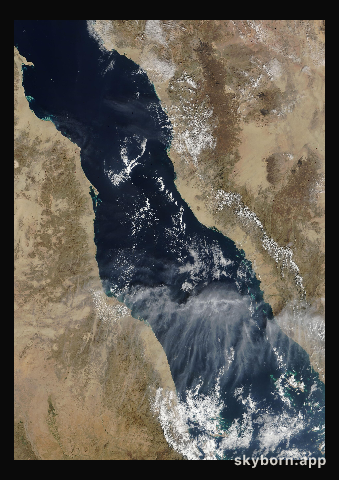 The Earth on 4 December 2006 · Red Sea