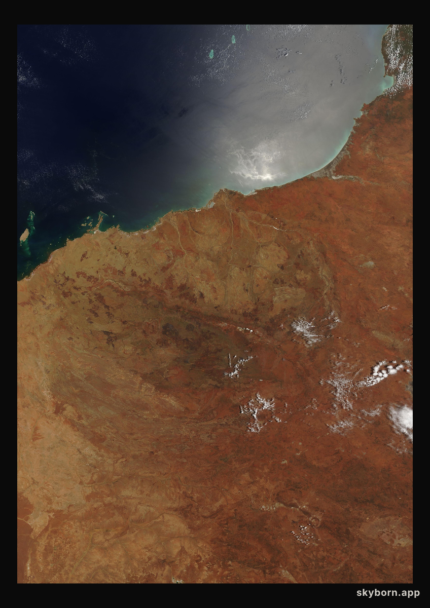 The Earth on 5 December 2006 · Pilbara, Western Australia